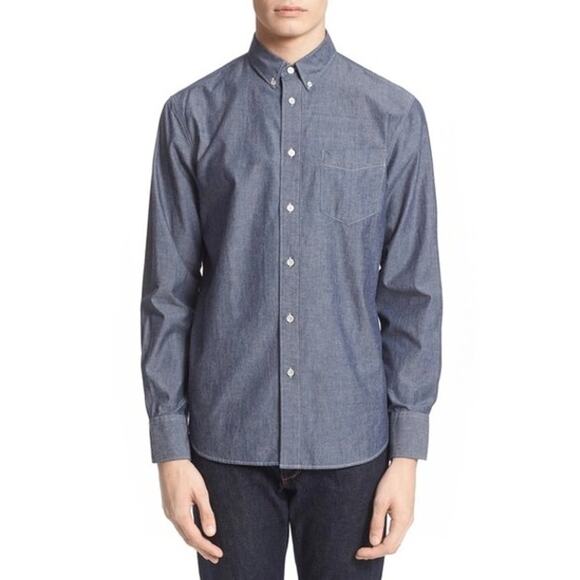 rag & bone Other - Rag & Bone Standard Issue Flannel Button Down Shirt Long Sleeve Blue Size Medium